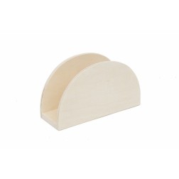 Servilletero de forma redondeada. 16.5x 6 x9.5 cm | L'aura Bella