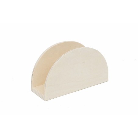 Servilletero de forma redondeada. 16.5x6x9.5CM