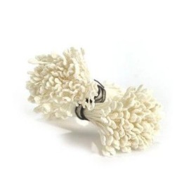 Pistilo doble blanco para flores artificiales | L'aura Bella