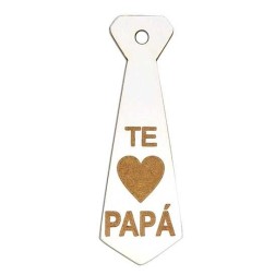 Te quiero papá. Llavero con forma de corbata. Dayka Trade | L'aura Bella