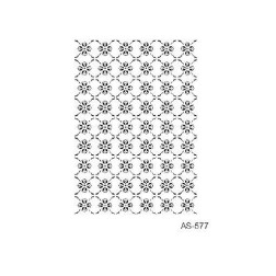 Plantilla stencil: Fondo de flores. 21 x 30 cm. Cadence | L'aura Bella