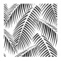 Plantilla stencil: hojas de palma 45 x 45 cm. Cadence
