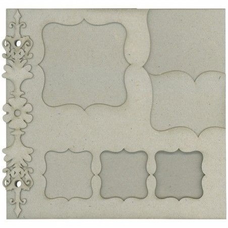 Álbum con marcos decorados