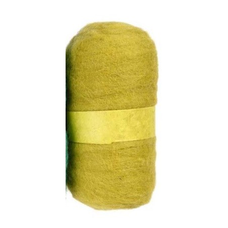 Verde Lima. Lana para fieltrar, cardar Needle Felting | L'aura Bella