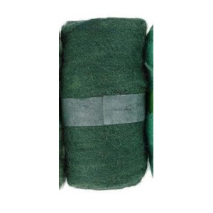 Verde Oscuro Lana para fieltrar, cardar. Needle Felting | L'aura Bella