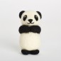 Kit Needle Felting Oso Panda. Kit de manualidades DIY, fieltrado