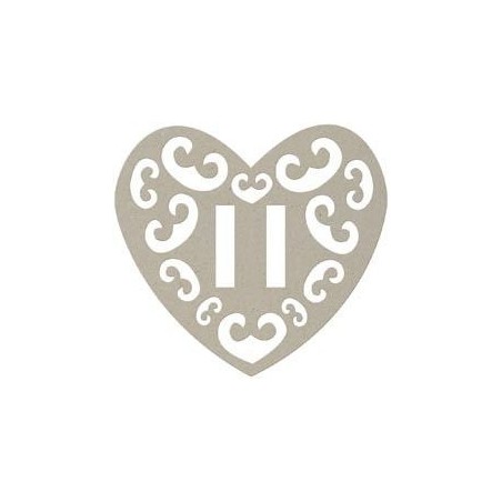 Hebilla con forma de corazón