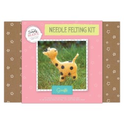 Kit Needle Felting Jirafa. Kit de manualidades DIY  | L'aura Bella