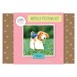 Kit Needle Felting Terrier. Kit de manualidades DIY, fieltrado