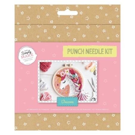 Kit Punch Needle Unicornio. Kit de manualidades DIY | L'aura Bella