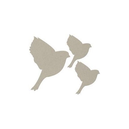 Pájaros volando (3pzs.)