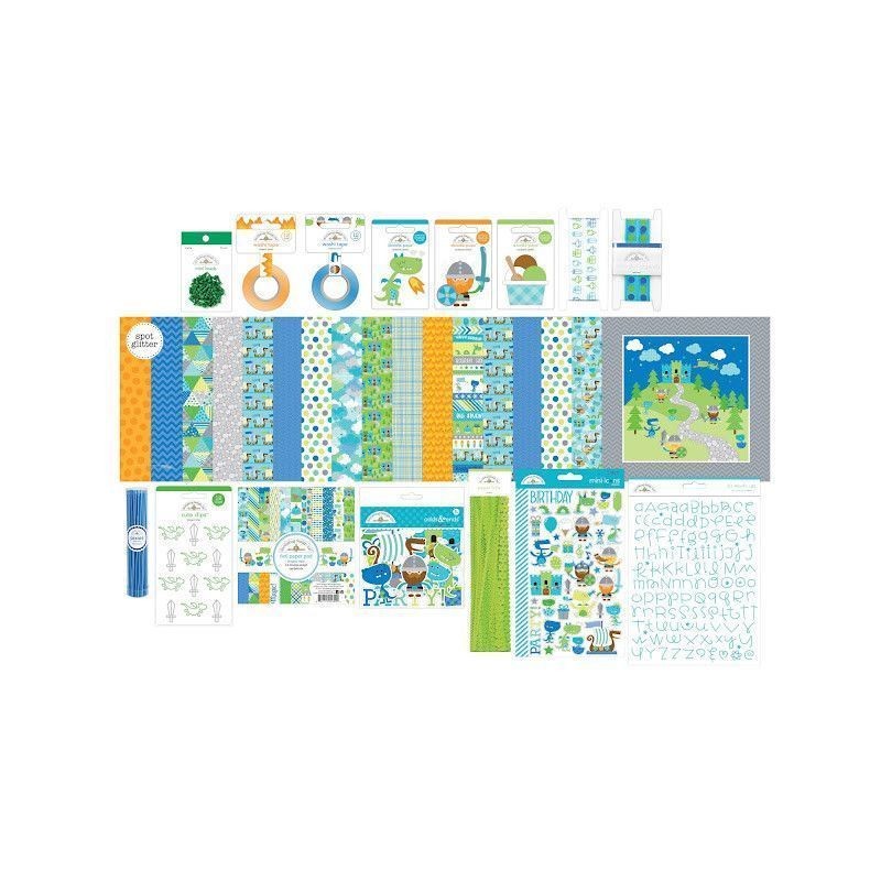 Kit de scrapbooking Dragon Tails. Bundle Doodlebug | L'aura Bella
