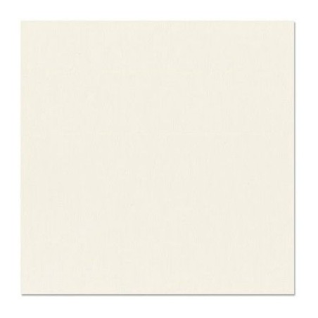 Papel para scrapbooking texturizado lienzo, Cream Puff 12x12"