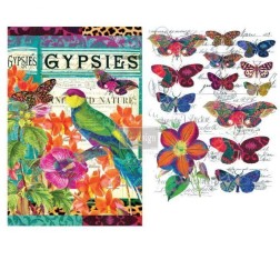 Boho Bird Butterfly. REDESIGN DECOR TRANSFERS® 638740 | L'aura Bella