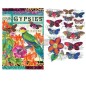 Boho Bird Butterfly. Transfer, calcomania REDESIGN DECOR TRANSFERS®