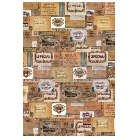 Vintage Cigarbox. REDESIGN DECOR TRANSFERS® 646028 | L'aura Bella