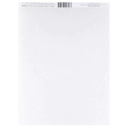 Vellum para scrapbooking White, Blanco. Tamaño A4 | L'aura Bella