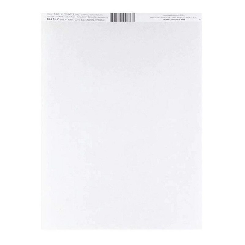 Vellum para scrapbooking White, Blanco. Tamaño A4 | L'aura Bella