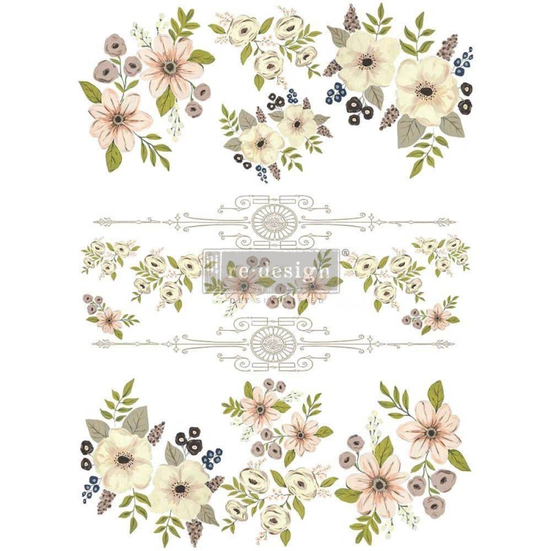 Painted Florals. REDESIGN DECOR TRANSFERS® 656522 | L'aura Bella