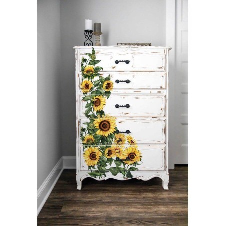 Sunflower. Transfer, calcomania REDESIGN DECOR TRANSFERS®