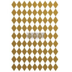 Gold Harlequin. REDESIGN DECOR TRANSFERS® 657741 | L'aura Bella