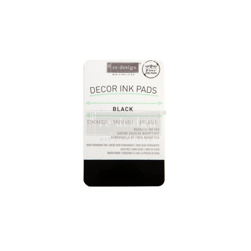 Tinta Negra. Décor Ink Pad. RE·DESIGN with Prima® | L'aura Bella