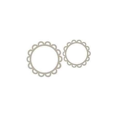 Marco con forma flor (2pzs.)