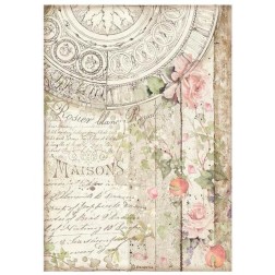 Casa Granada Maisons. Papel arroz A4 Stamperia DFSA4658 | L'aura Bella