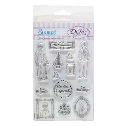 Pack 13 sellos acrílicos Mi Comunión niño. Dayka Trade | L'aura Bella