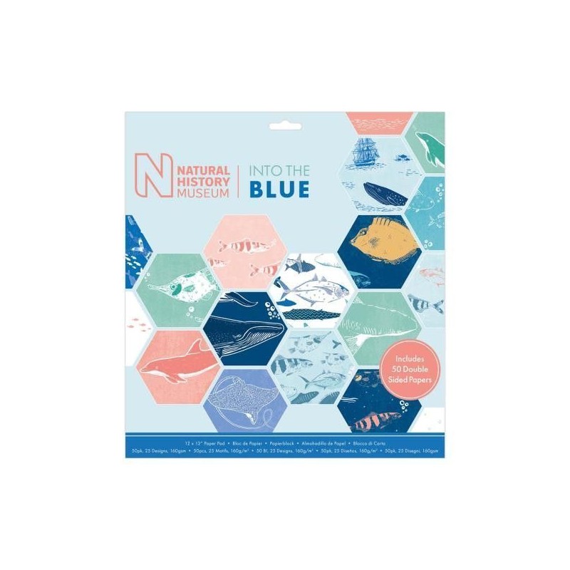 Into the Blue. Colección 48 papeles Scrapbooking | L'aura Bella