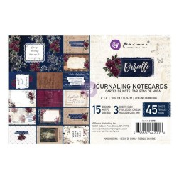 45 Journalig Notecards Darcelle.  4" x 6" Prima Marketing | L'aura Bella