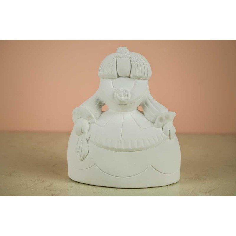 Menina Lisa, figura de escayola. 18 cm | L'aura Bella