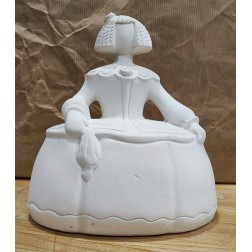 Menina Mediana,  figura de escayola. 18 cm | L'aura Bella