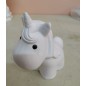 Unicornio estrella. Escayola. 15 cm