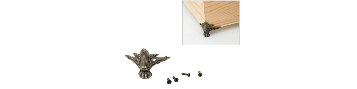 Tiradores, patitas y otros accesorios para decorar |L'aura Bella