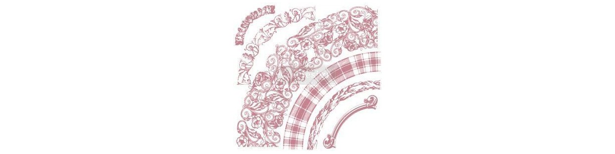 CLEARLY-ALIGNED DÉCOR STAMPS. Sellos y tintas REDESIGN | L'aura Bella