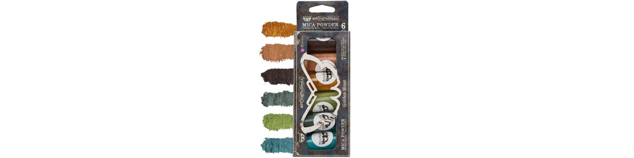 Mica, ceras, acrílicos. REDESIGN WITH PRIMA y FINNABAIR | L'aura Bella